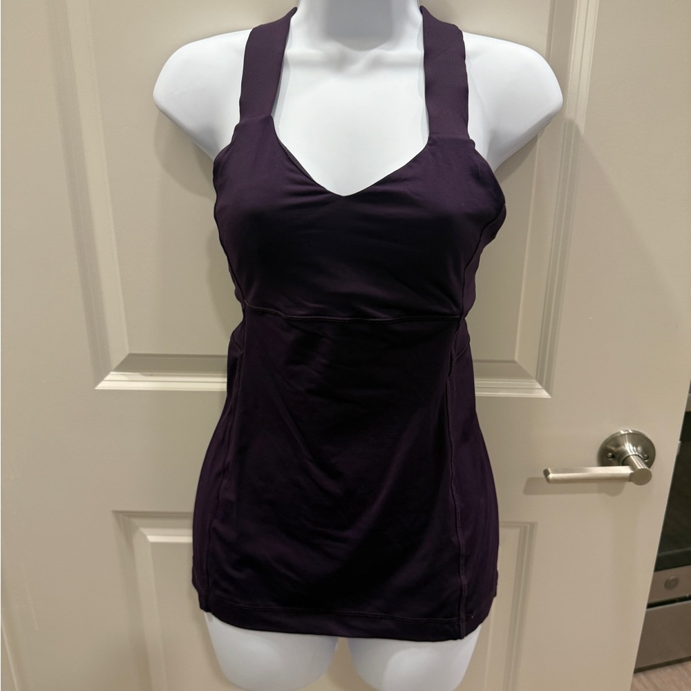 Purple Lululemon Racerback Tank Top